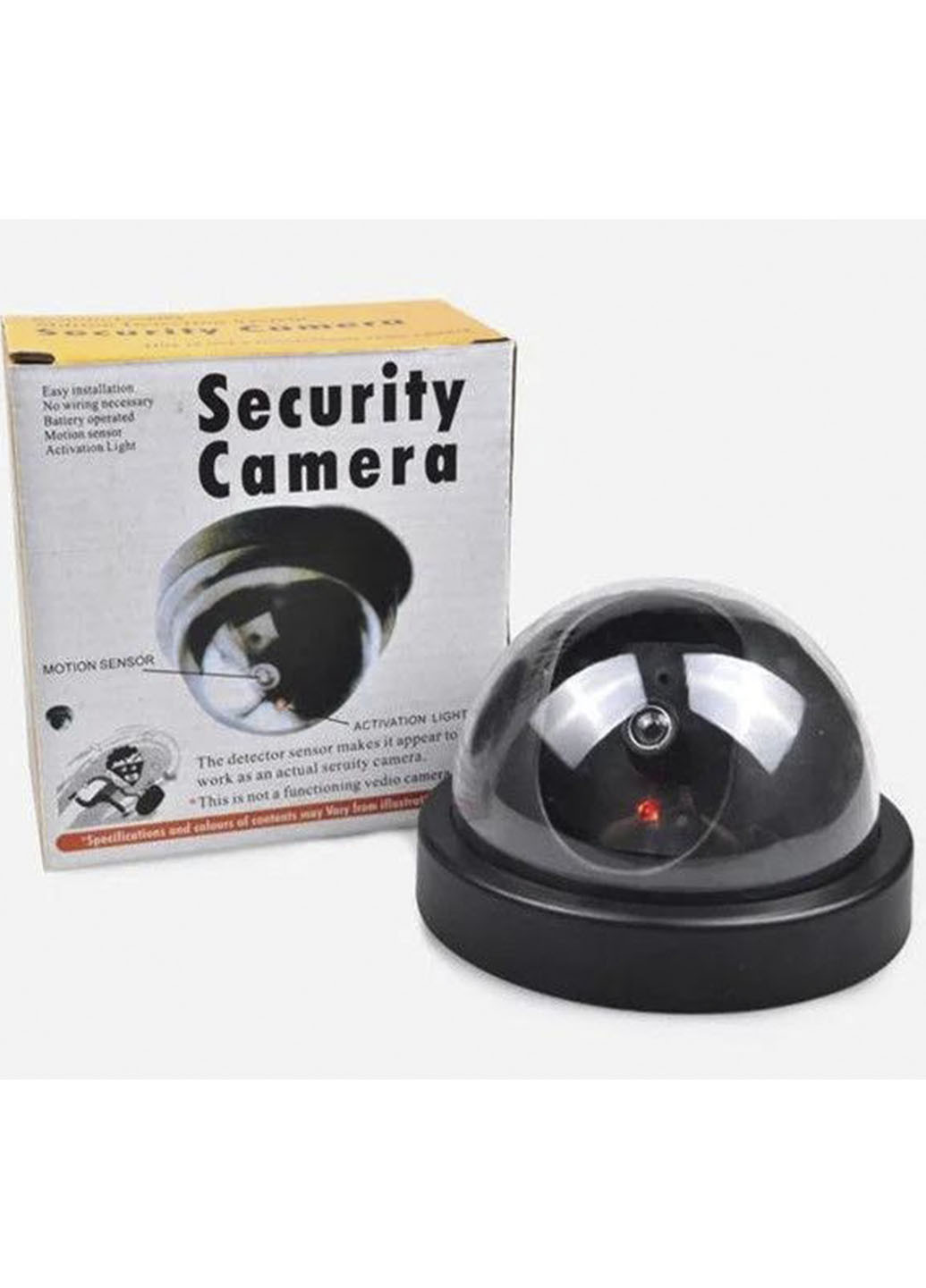 Камера муляж відеоспостереження Dummy 6688 купольна Чорний Solar (241274328)