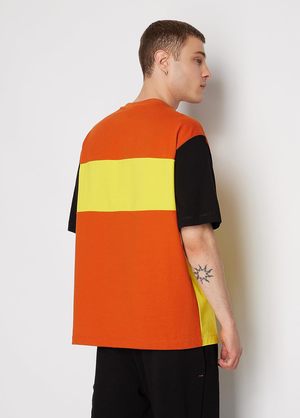 Комбинированная футболка Armani Exchange