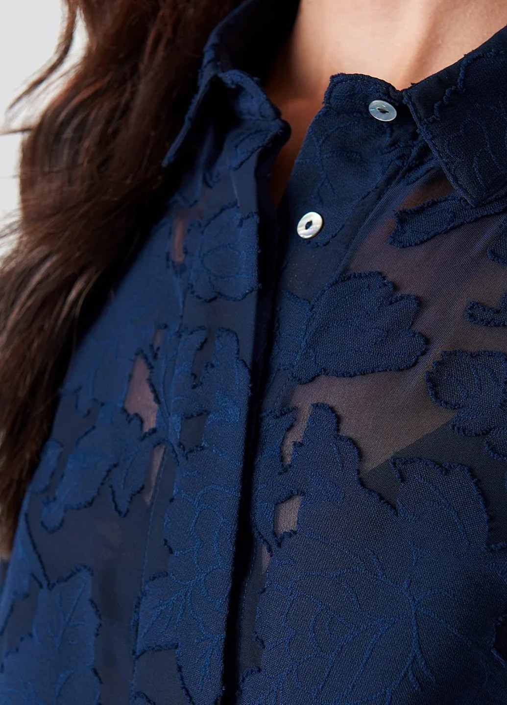 Темно-синяя демисезонная блуза Rut & Circle