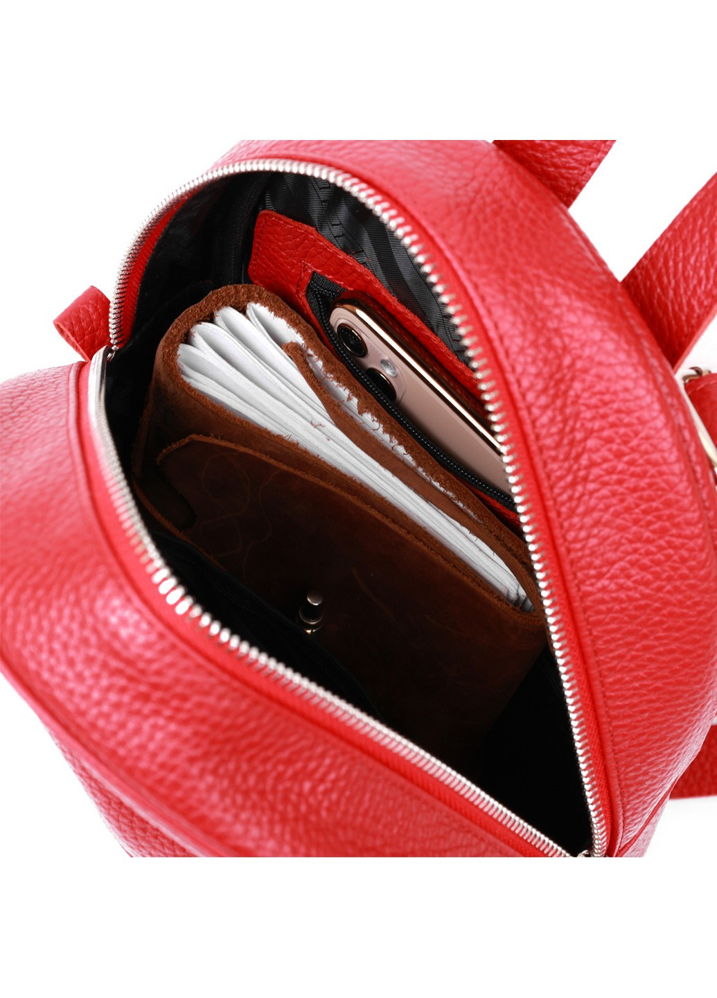 Кожаный рюкзак 21х28х9 см Shvigel (253660199)