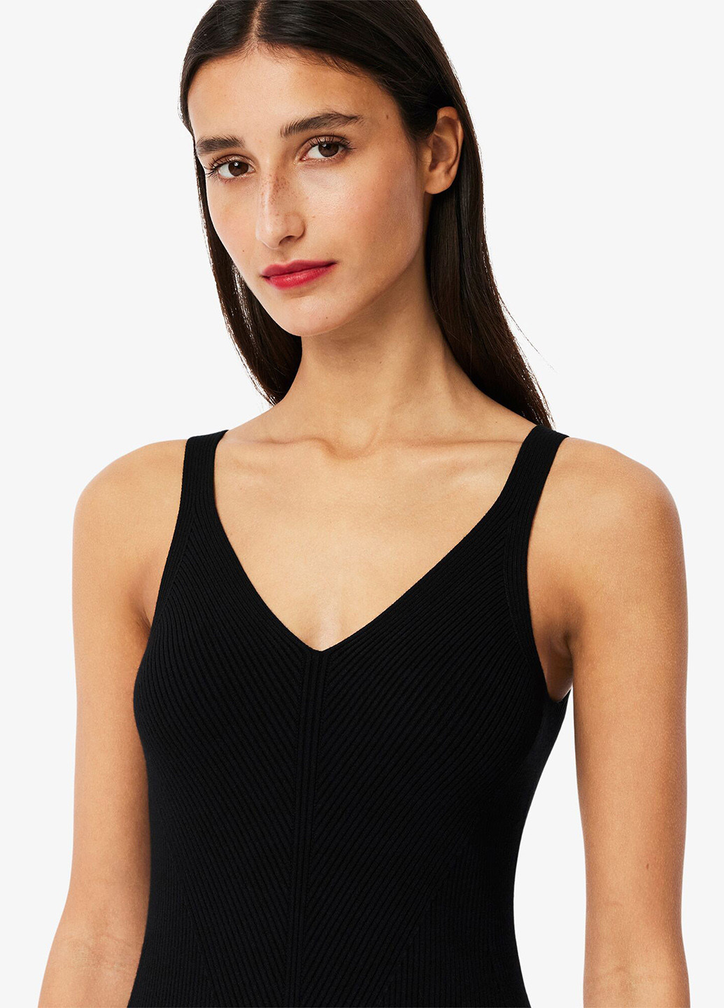 Чорна кежуал сукня сукня-майка Lacoste однотонна