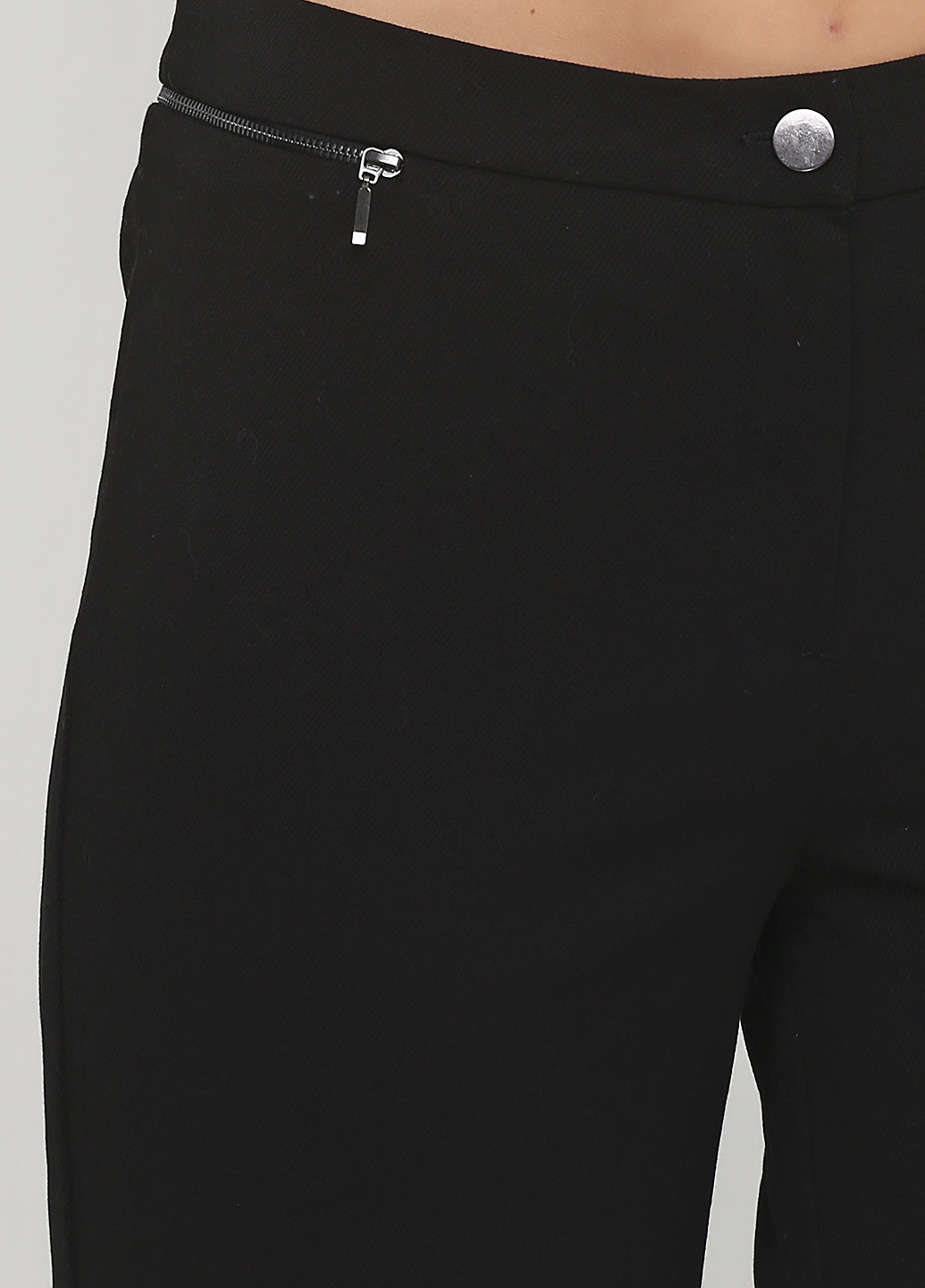 Черные кэжуал демисезонные прямые брюки Jacqueline Riu