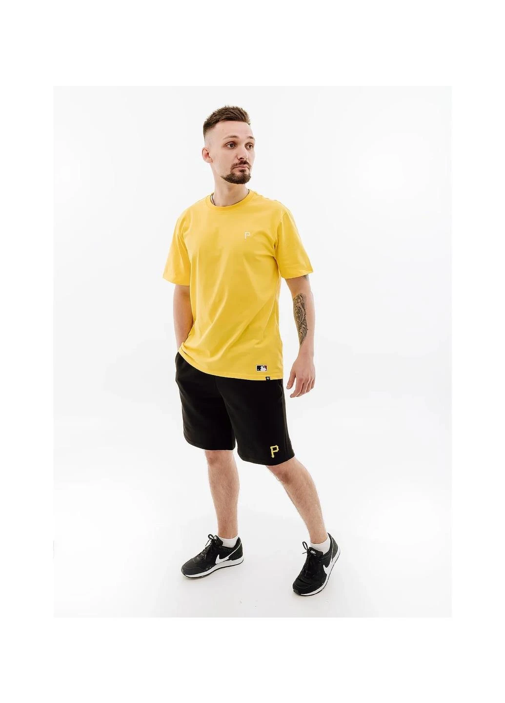 Жовта футболка 580768xz-fs 47 Brand Pittsburgh Pirates Base Runner Yellow