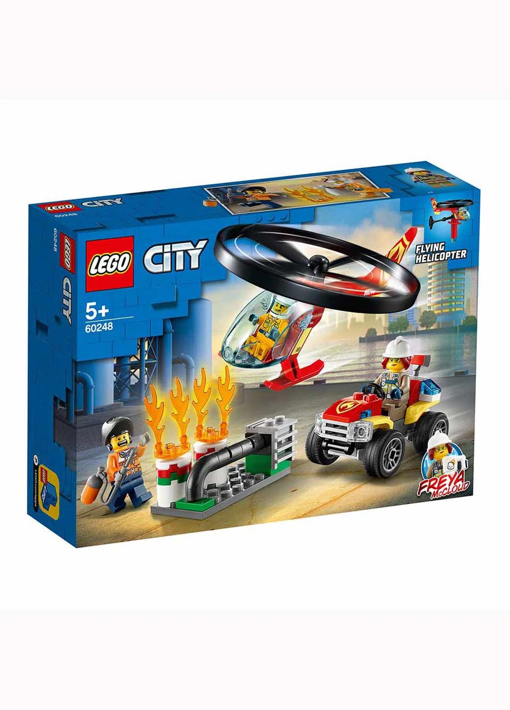 Конструктор Lego City Fire Пожарный спасательный вертолет 93 детали (207383222)