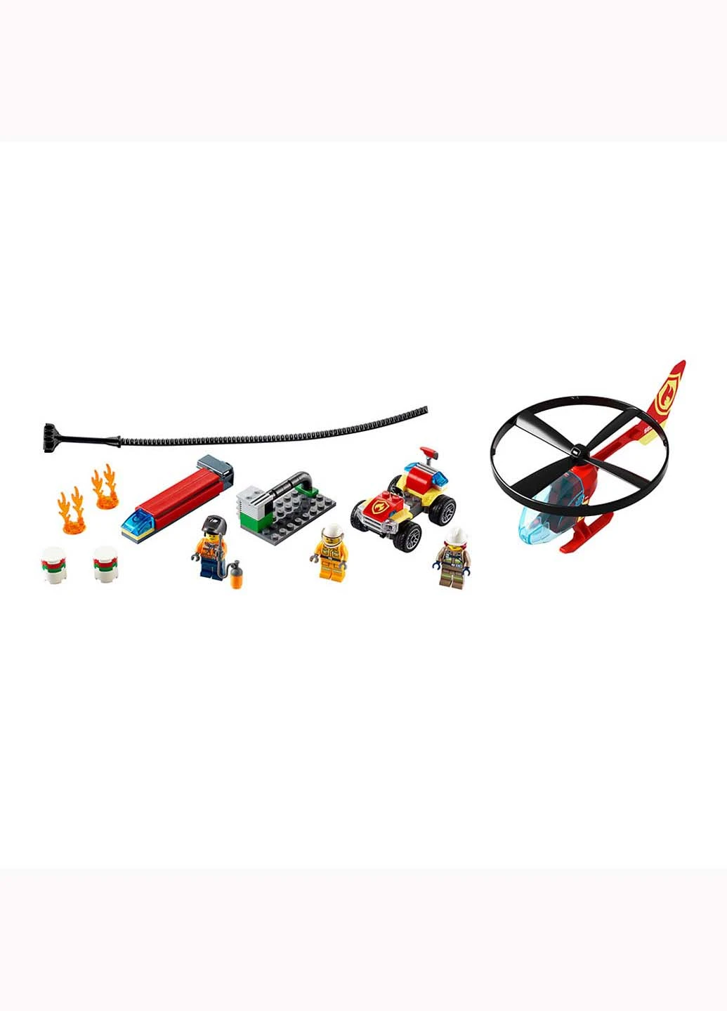 Конструктор Lego City Fire Пожарный спасательный вертолет 93 детали (207383222)