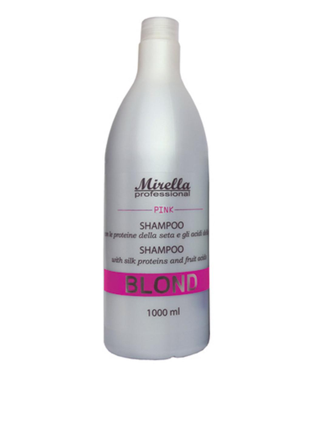 Шампунь для светлых, седых и поврежденных волос Теплый оттенок, 1000 мл Mirella Professional (160741820)