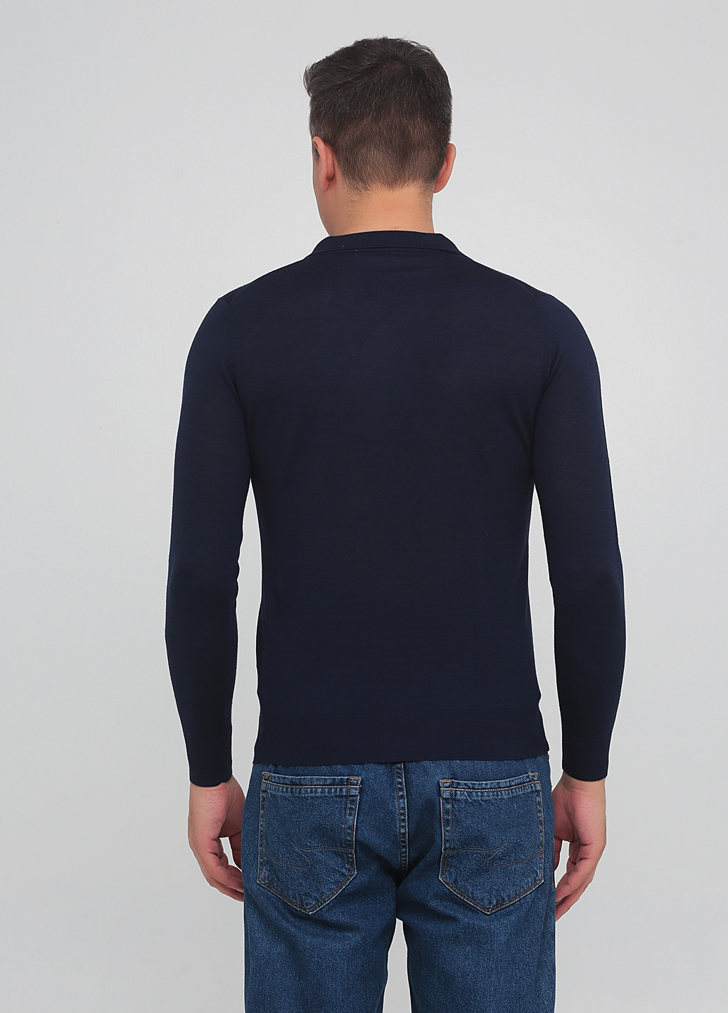 Темно-синий демисезонный пуловер пуловер Pierre Balmain