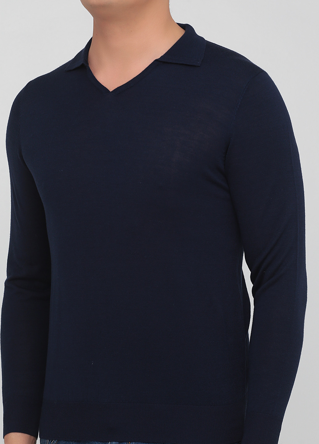 Темно-синій демісезонний пуловер пуловер Pierre Balmain