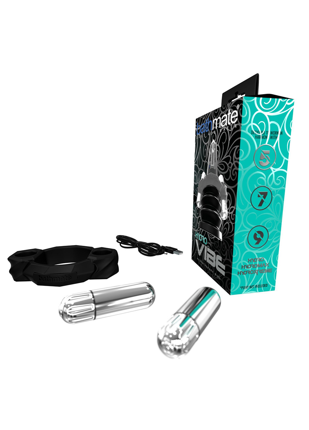 Комплект для вібротерапії з гідропомпою - Hydro Vibe Bathmate (254151759)