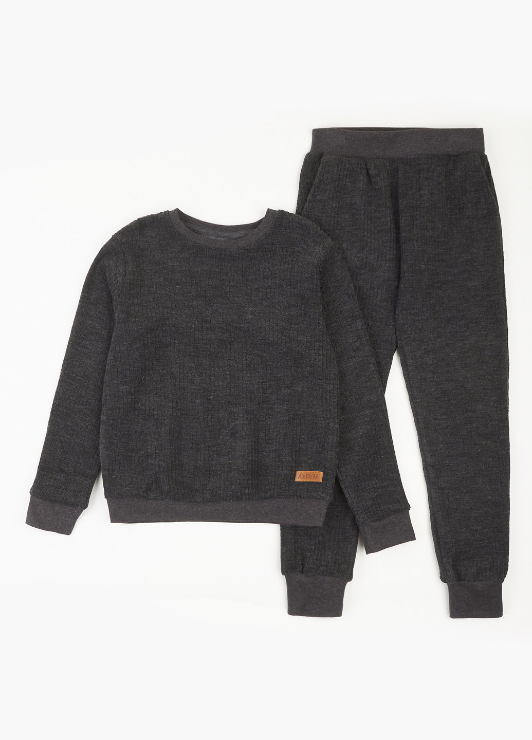 Темно-серый демисезонный костюм (свитшот, брюки) брючный ArDoMi
