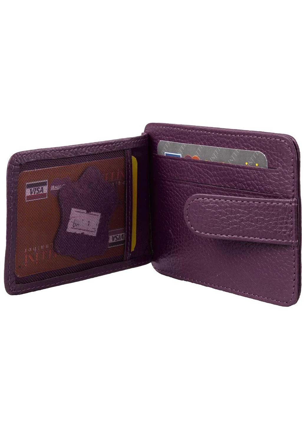 Жіноча шкіряна візитниця (SHI091-95) 8,3х11х0,5 см Canpellini (253174037)