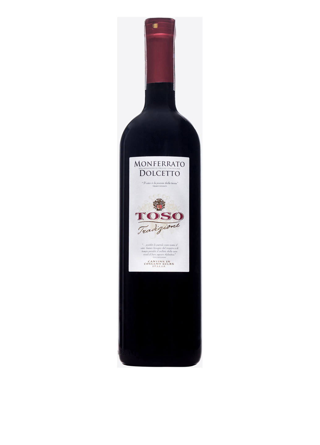Вино Monferrato Dolcetto DOC, 1.5 л Toso красное