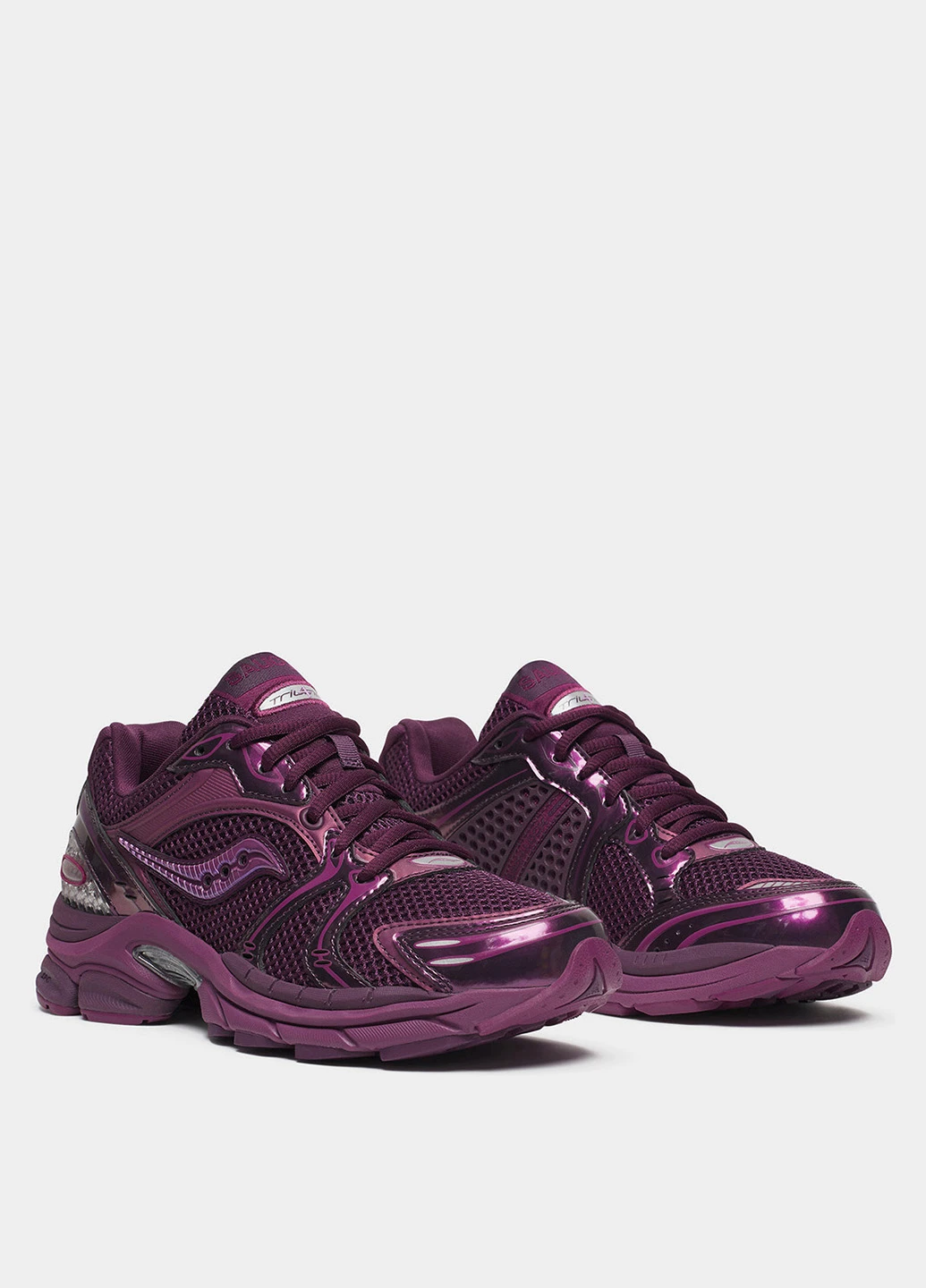 Кросівки Saucony PROGRID TRIUMPH 4 CHROMA бордові демісезони (331521809)