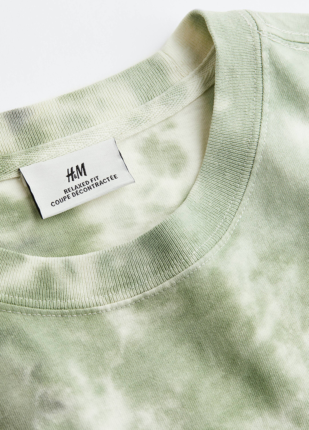 Разноцветный демисезонный кэжуал лонгслив H&M с абстрактным узором