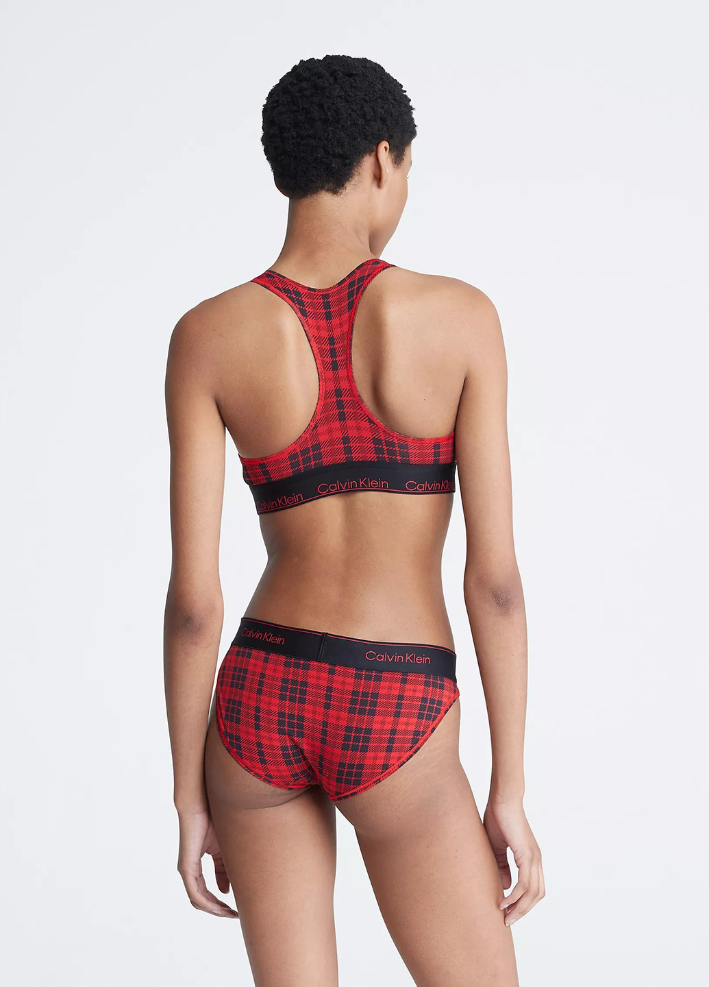 Комбінований топ бюстгальтер Calvin Klein без кісточок бавовна