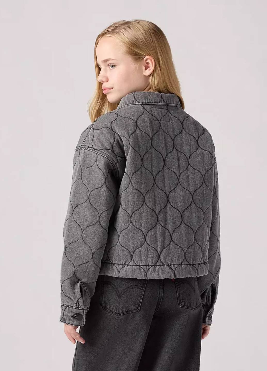 Темно-серая демисезонная куртка Levi's