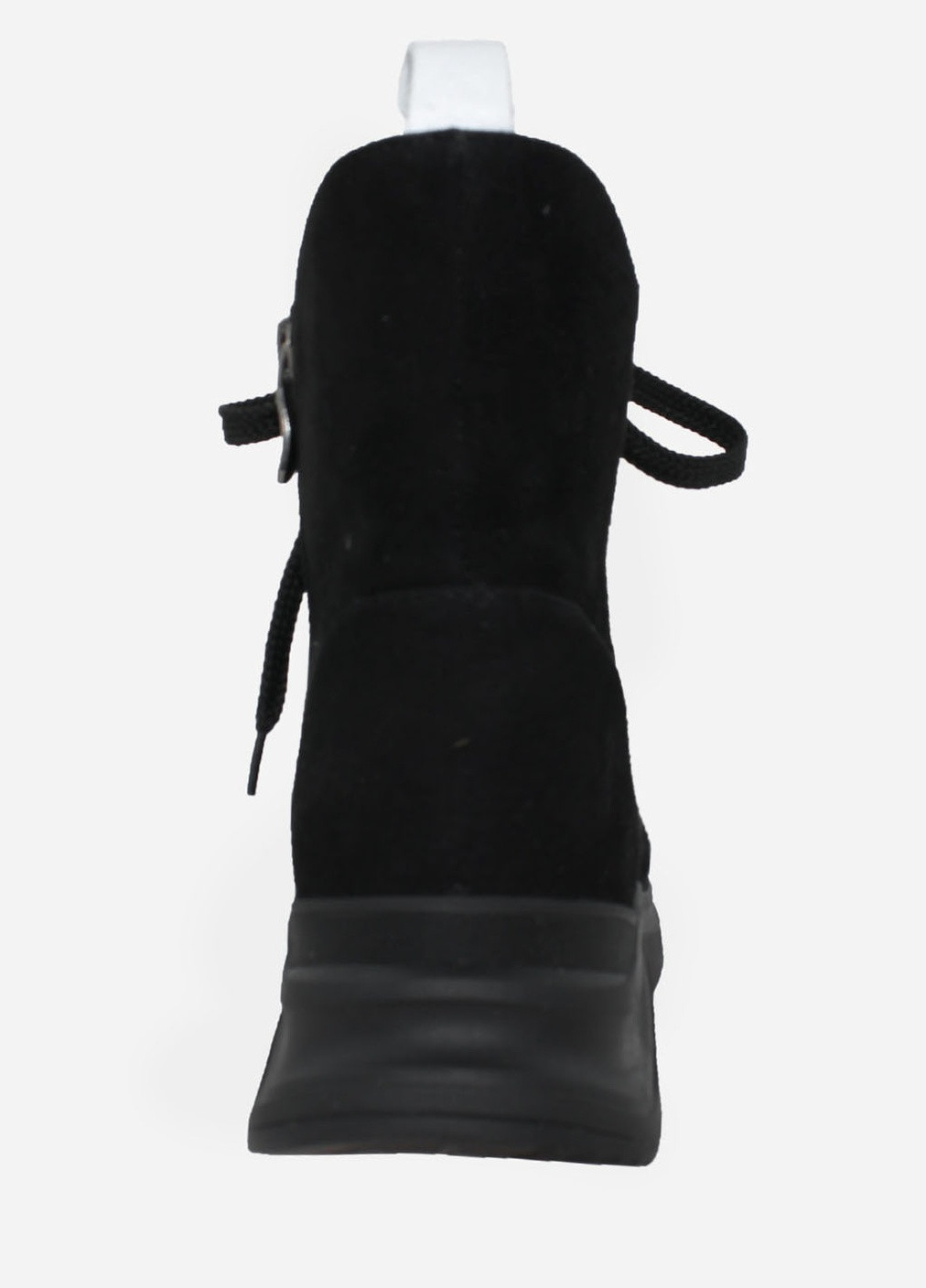 Зимние ботинки raлесли0-241 черный Alamo из натуральной замши