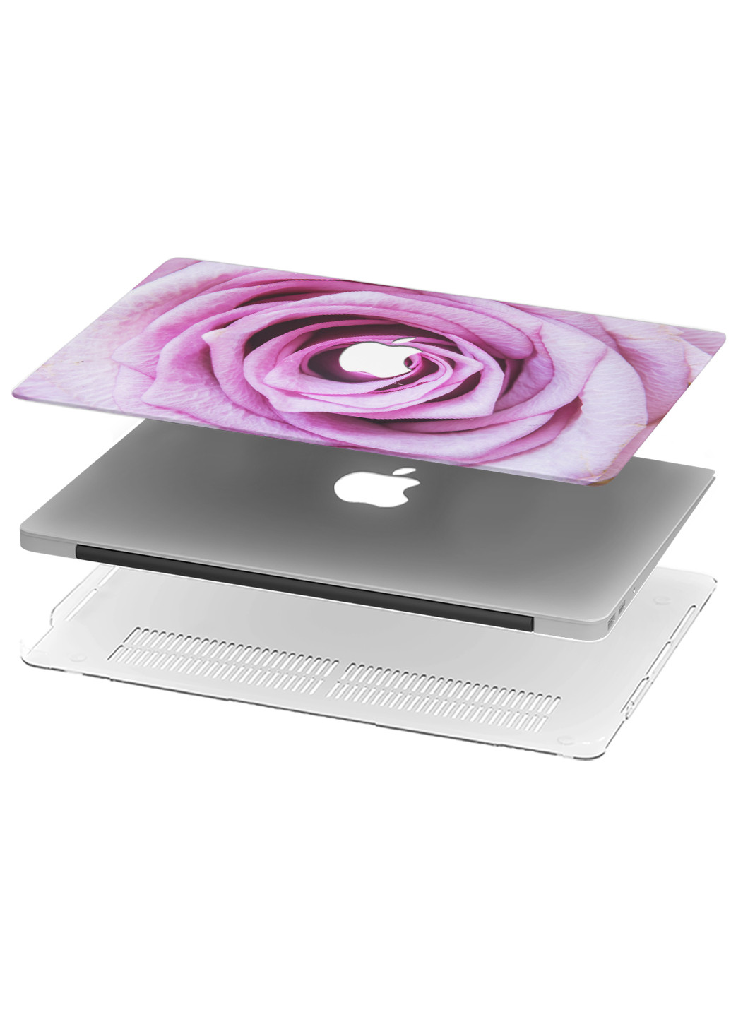 Чехол пластиковый для Apple MacBook Air 13 A1466 / A1369 Роза (Rose) (6351-2739) MobiPrint (219124460)