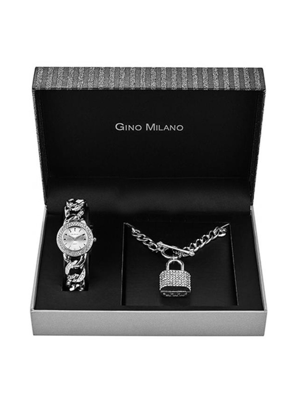 Подарунковий набір (годинник, кулон з ланцюжком) GINO MILANO (207162172)