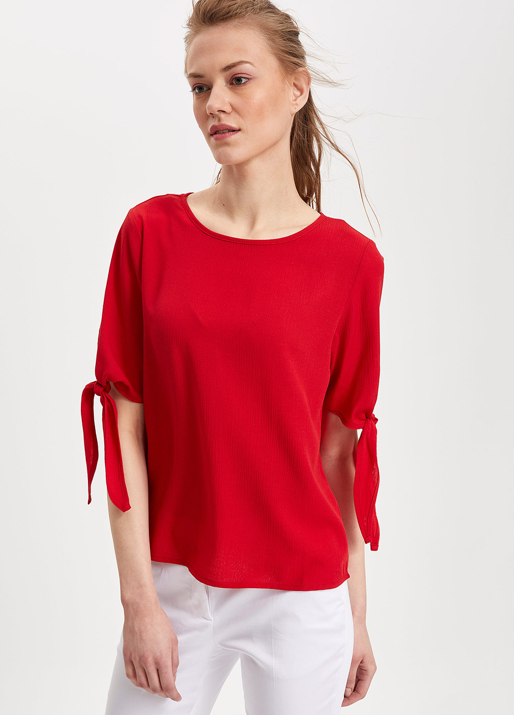 Красная летняя блуза DeFacto
