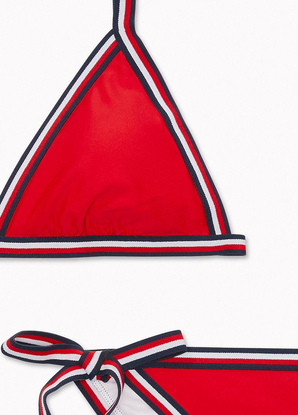 Красный летний купальник (лиф, трусики) бикини Tommy Hilfiger