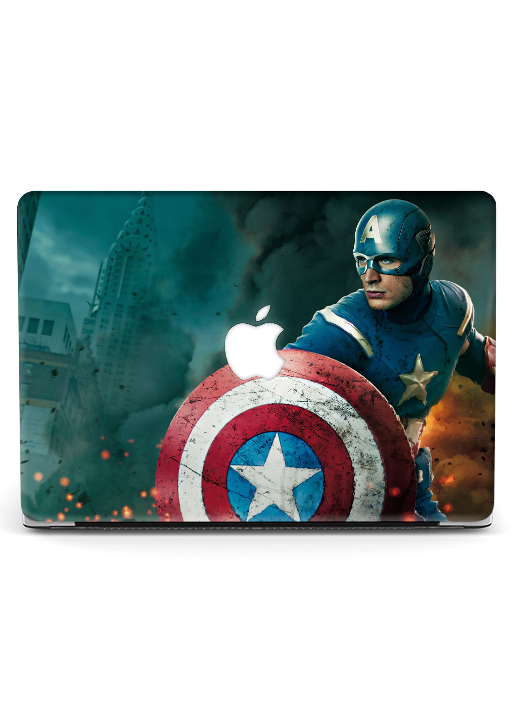 Чохол пластиковий для Apple MacBook Air 13 A1466 / A1369 Марвел (Marvel) (6351-1691) MobiPrint (218539295)