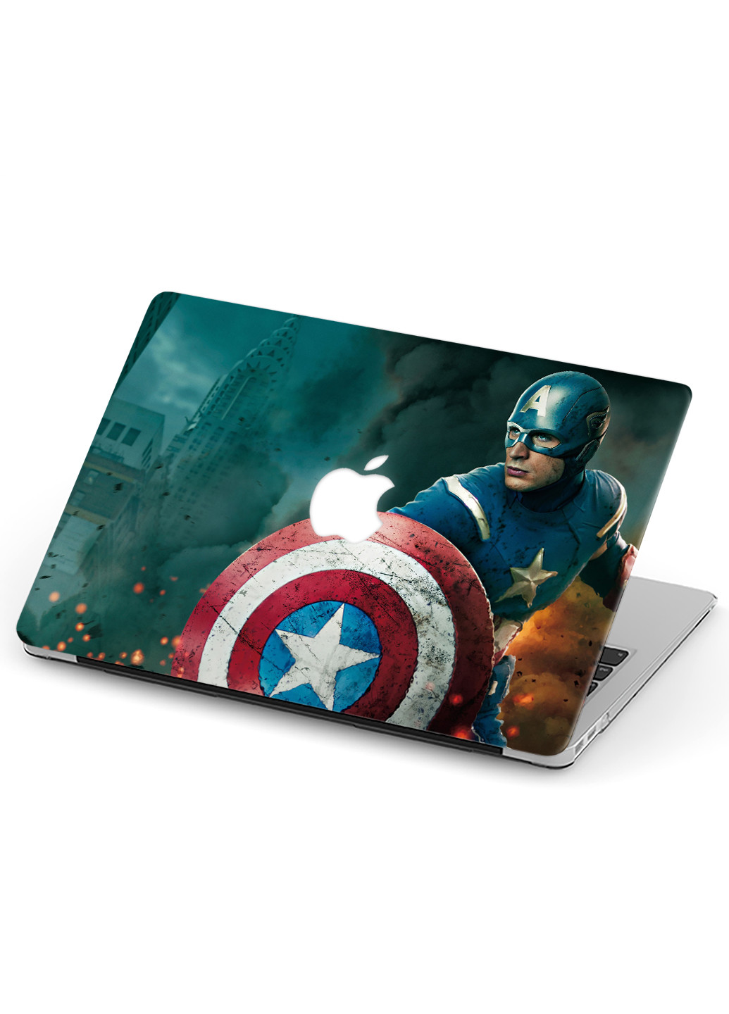 Чохол пластиковий для Apple MacBook Air 13 A1466 / A1369 Марвел (Marvel) (6351-1691) MobiPrint (218539295)