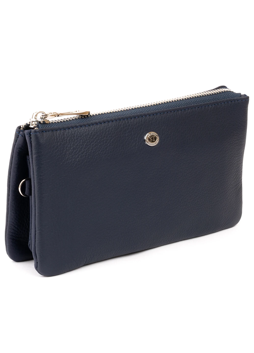 Жіночий шкіряний гаманець-клатч 19,2х10х2 см st leather (252131327)