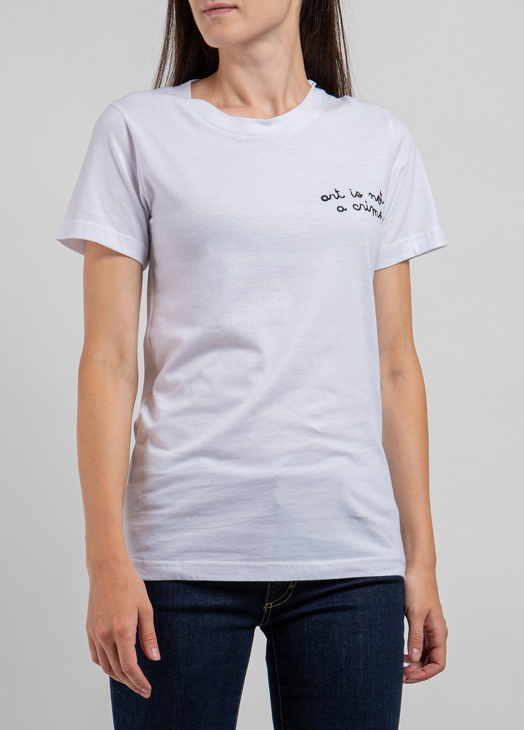 Біла футболка з принтом на спині Ko Samui - (250382520)