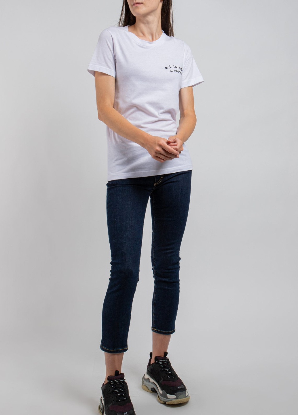 Біла футболка з принтом на спині Ko Samui - (250382520)