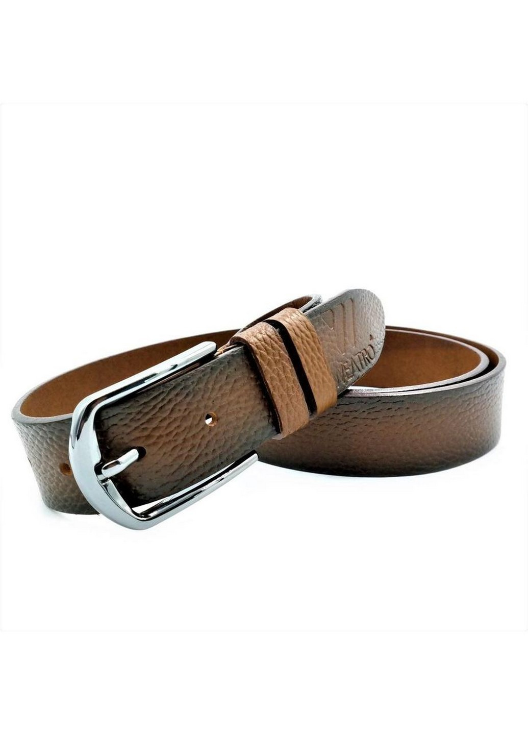 Кожаний мужской ремень 115-120х3,3 см Weatro (255405978)