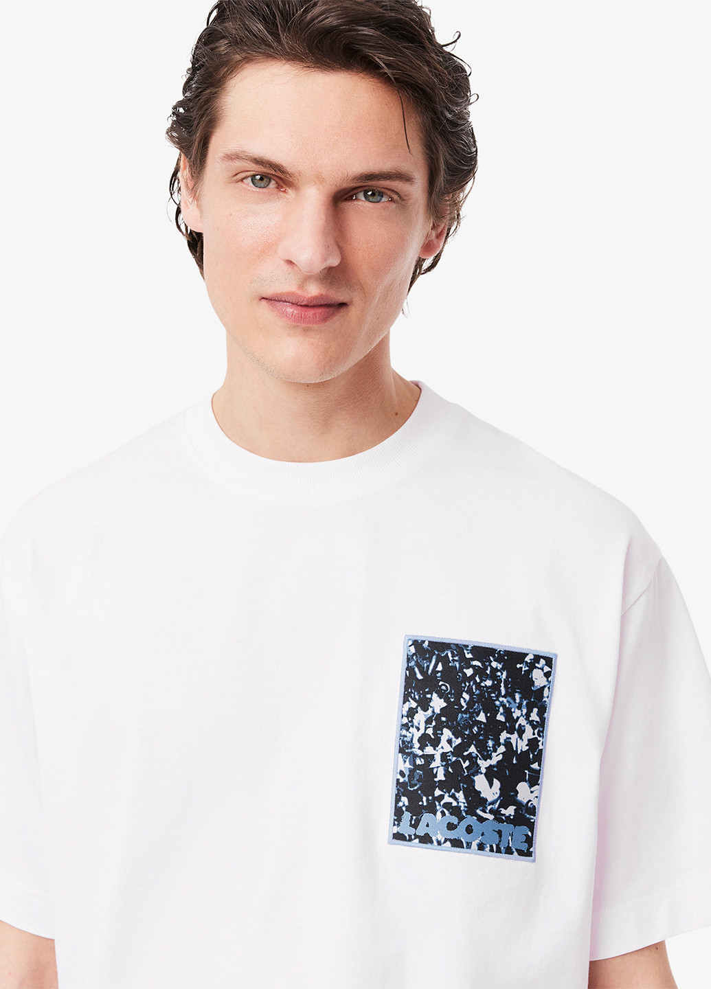 Белая футболка Lacoste