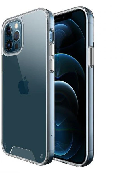 Протиударний силіконовий чохол Space для iPhone 12 Pro Max Прозорий No Brand (254324973)