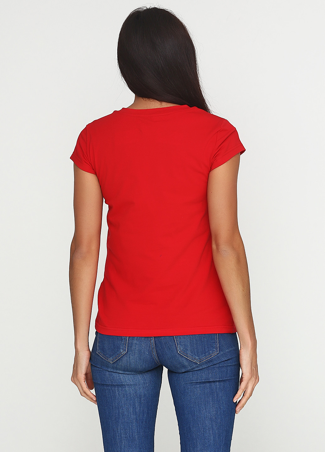 Червона літня футболка Manatki