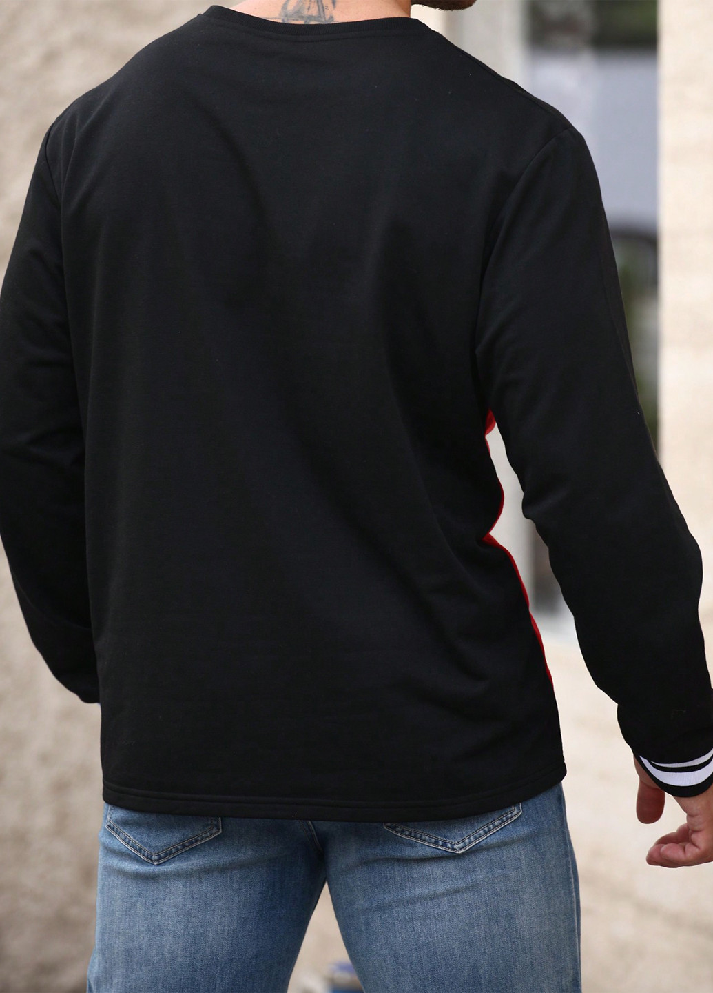 Лонгслів SHEIN колор блок комбінований кежуали поліестер