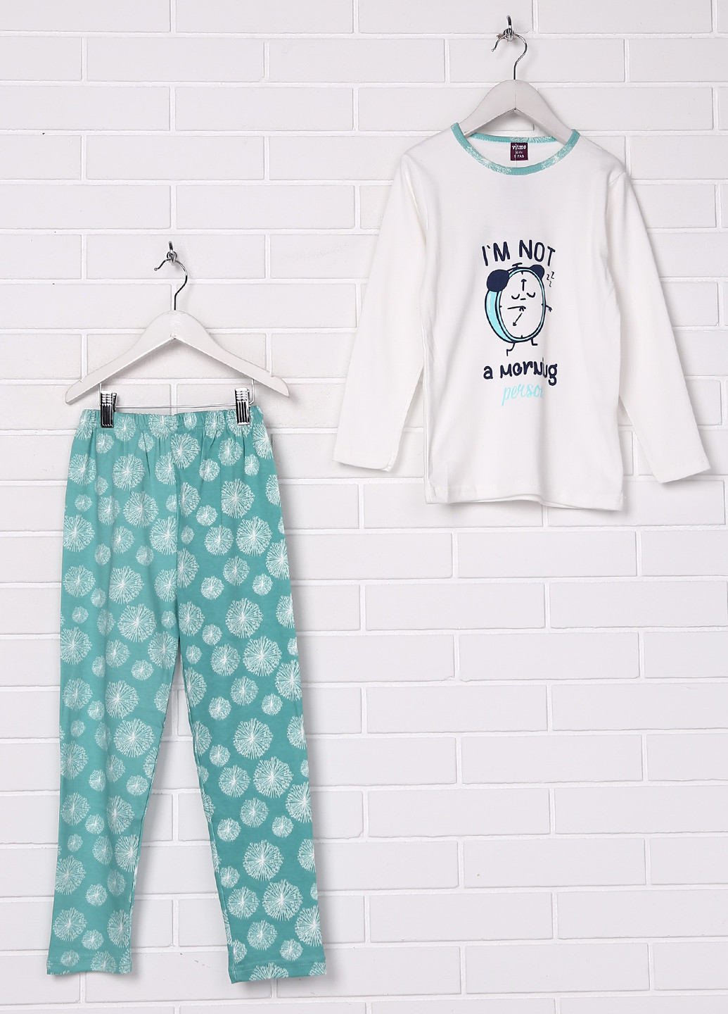 Комбинированная всесезон пижама (лонгслив, брюки) Vitmo baby