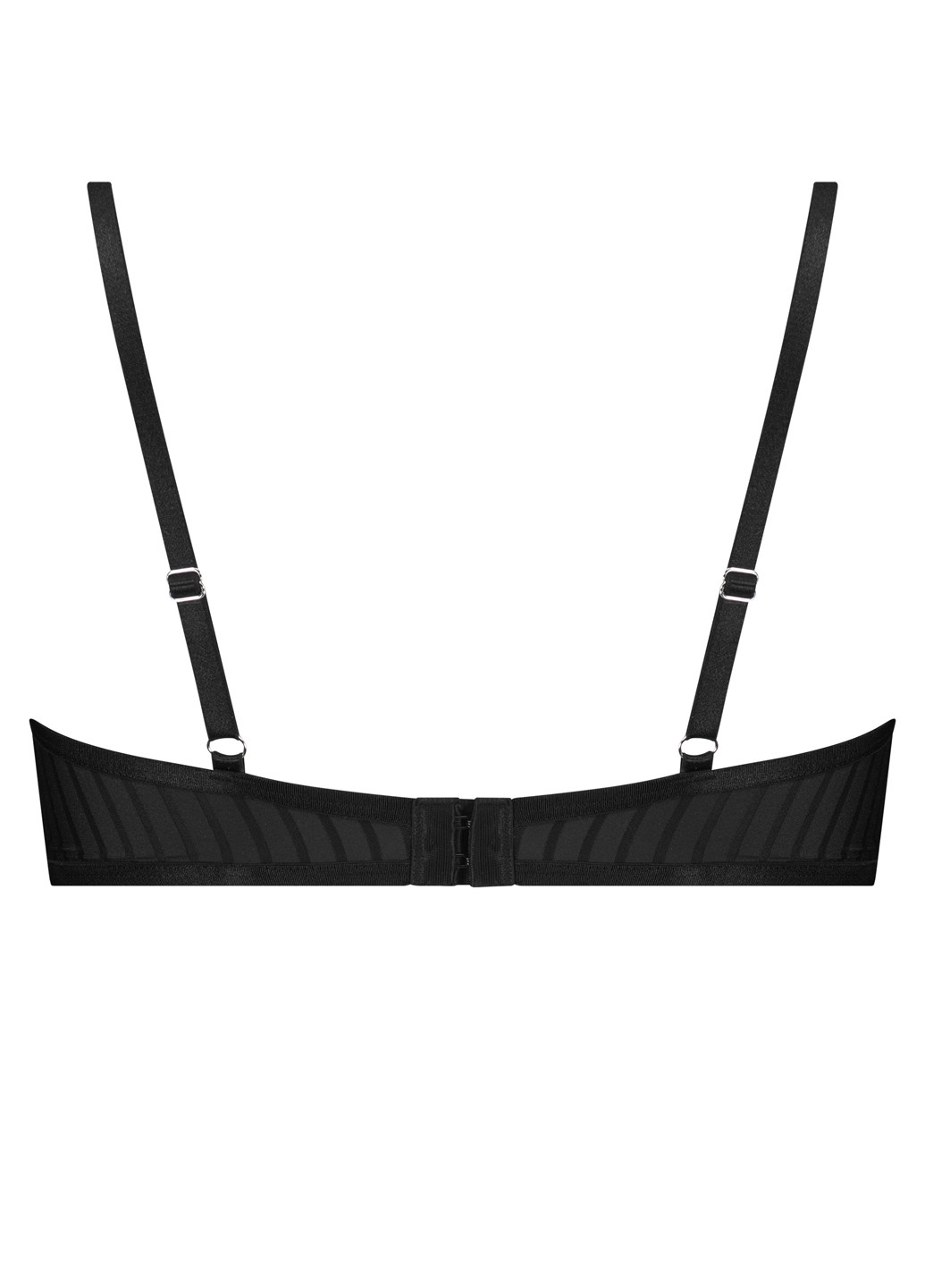 Чёрный топ бюстгальтер Hunkemoller с косточками полиамид