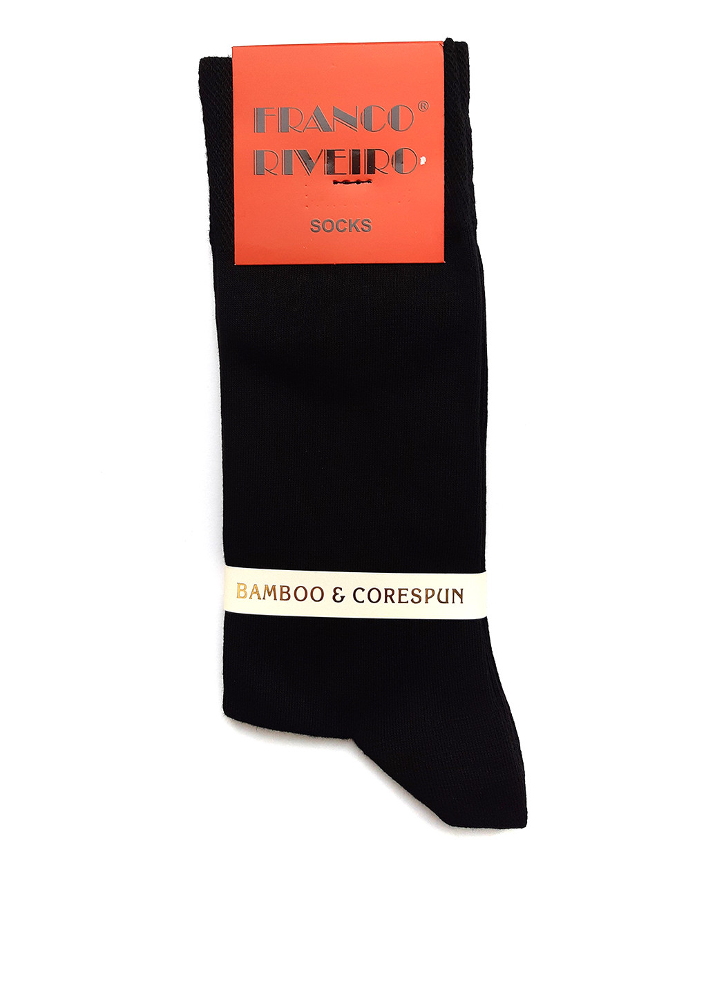 Шкарпетки Franco Riveiro однотонні чорні повсякденні