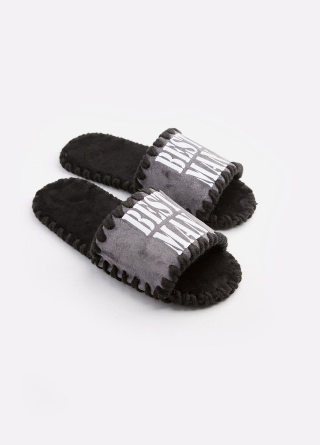 Серые тапочки Family Story