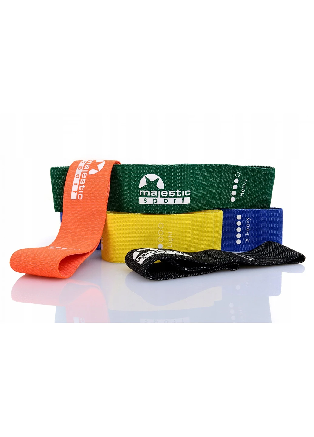 Набір фітнес гумок з тканини 5 шт Majestic Sport (253490571)