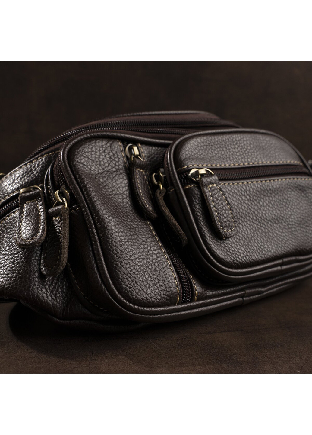 Мужская кожаная сумка 29х12,5х8 см Vintage (252131840)