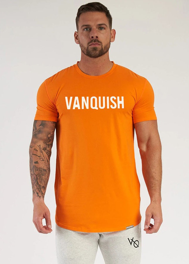 Оранжевая футболка VQH