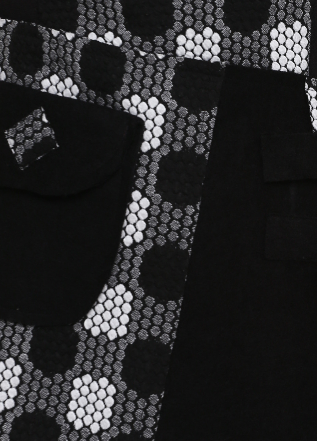 Чорно-білий кежуал сукня кльош Smash з геометричним візерунком