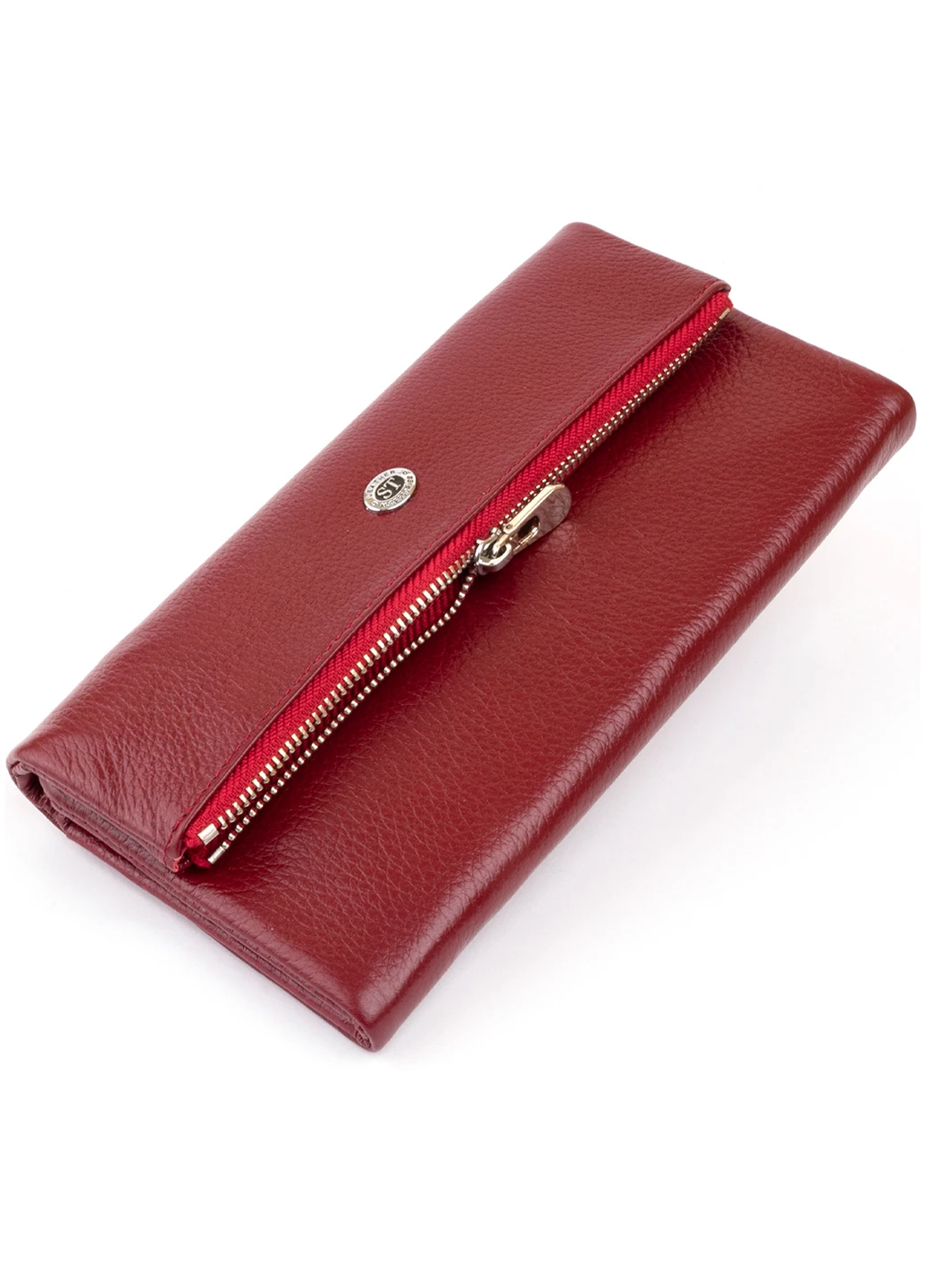 Жіночий шкіряний гаманець-клатч 18,5х9,8х2 см st leather (229461063)