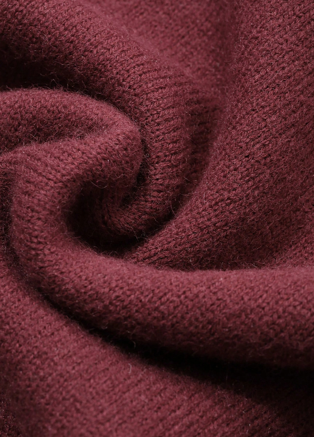 Бордовое праздничный, кэжуал платье а-силуэт, платье-свитер SHEIN однотонное