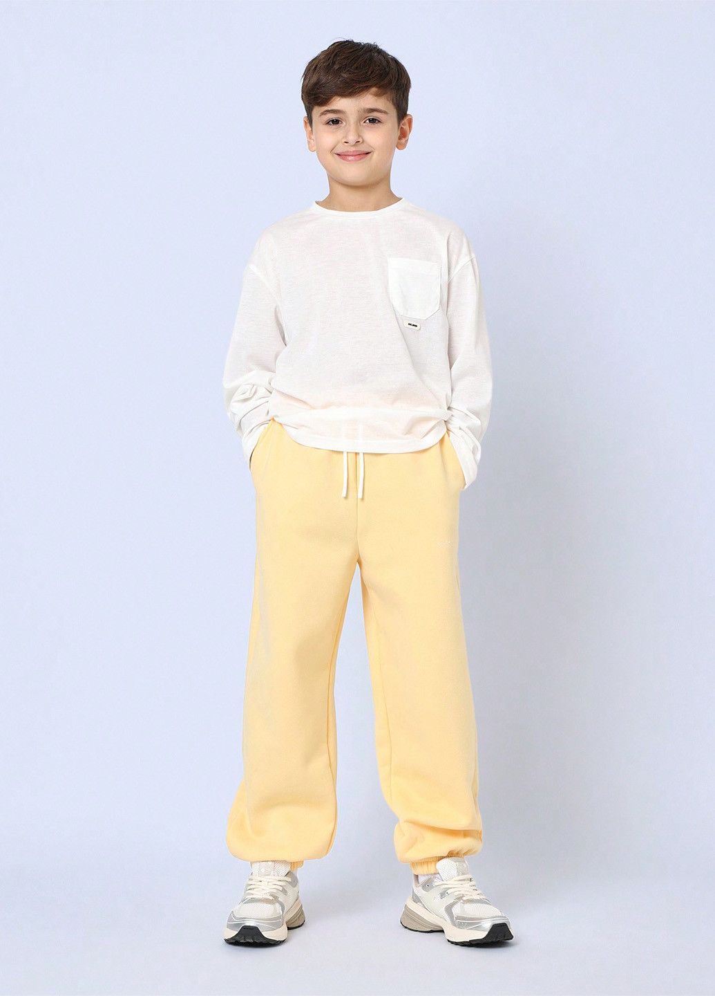 Желтые спортивные, кэжуал демисезонные брюки джоггеры SHEIN