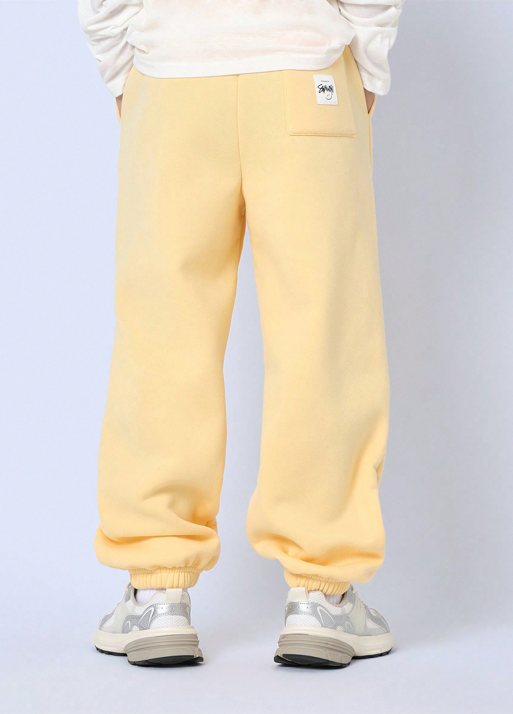 Желтые спортивные, кэжуал демисезонные брюки джоггеры SHEIN