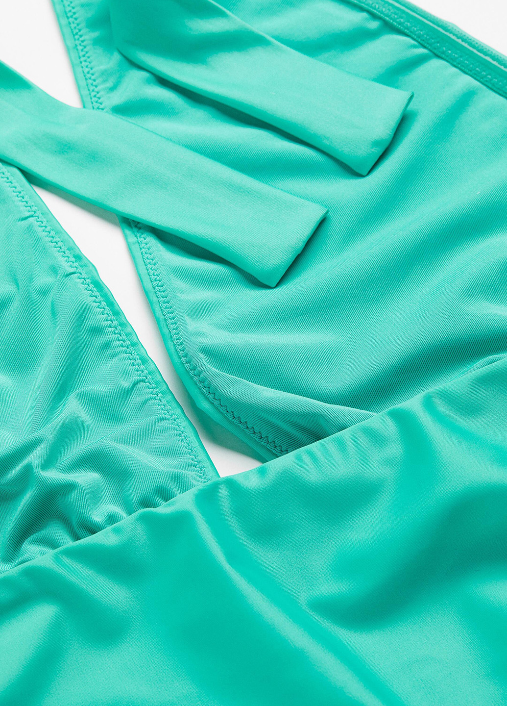 Зелений літній купальник суцільний, халтер H&M