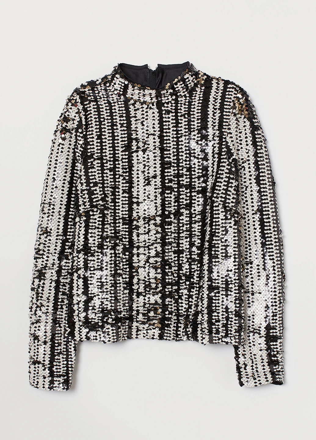 Чёрно-белую блуза H&M Basic