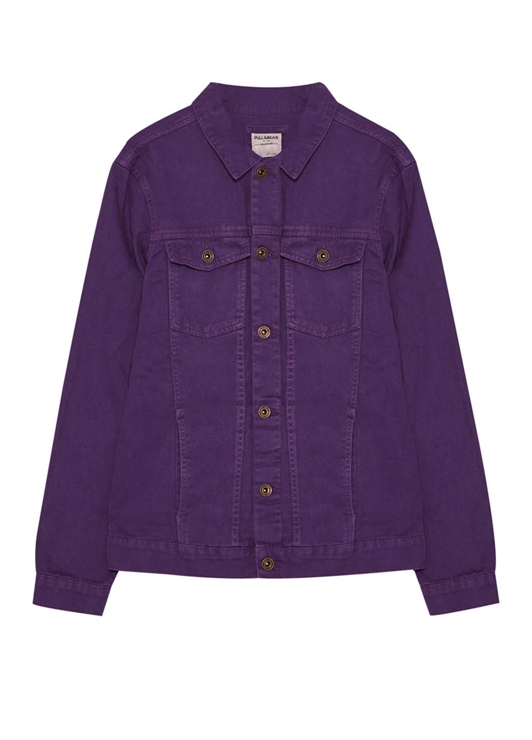 Фіолетова демісезонна куртка Pull & Bear